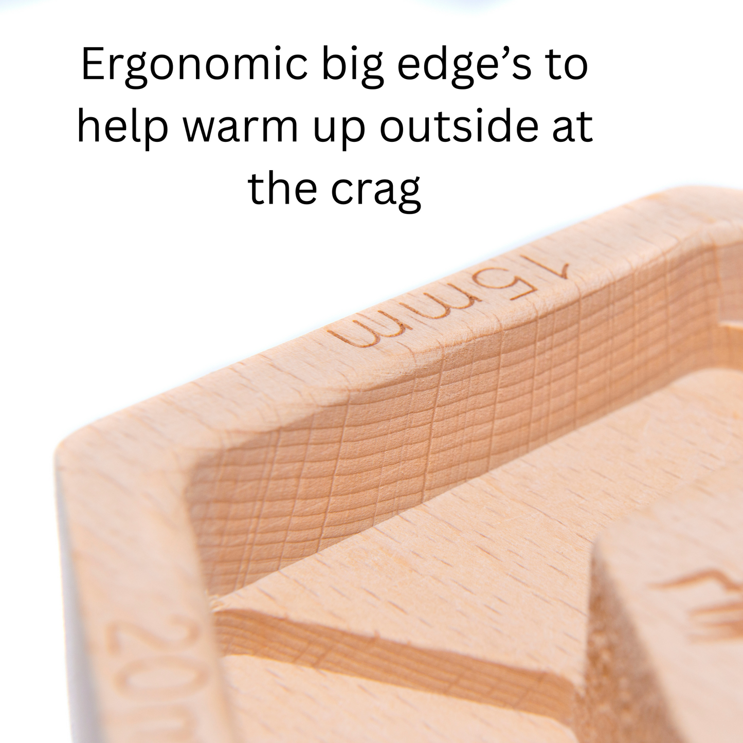 Portable Hexagon Finger Board Six Unique Hardwood Edge's ( 1 Piece )
