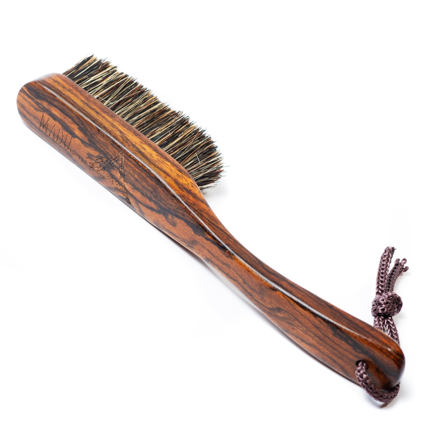 Premium Boar's Hair Rose Wood Rock Climbing brush (Dark)