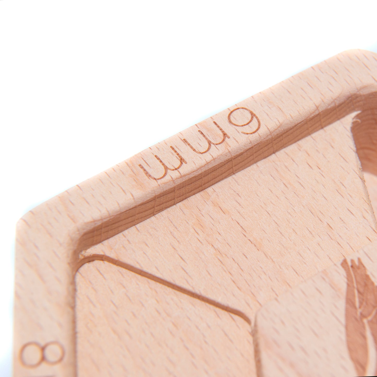 Portable Hexagon Finger Board Six Unique Hardwood Edge's ( 2 Piece )