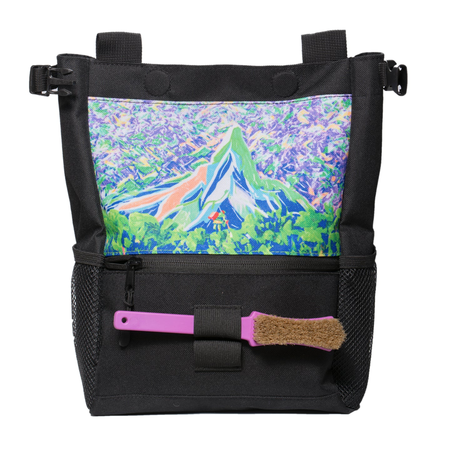 Large Climbing Chalk Bucket Bag (Purple Art Work)