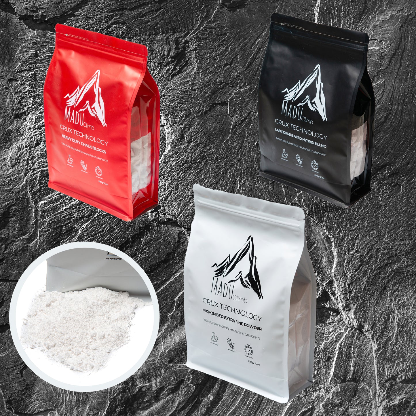 Crux Technology Micronised Fine Powder (100% Magnesium Carbonate)