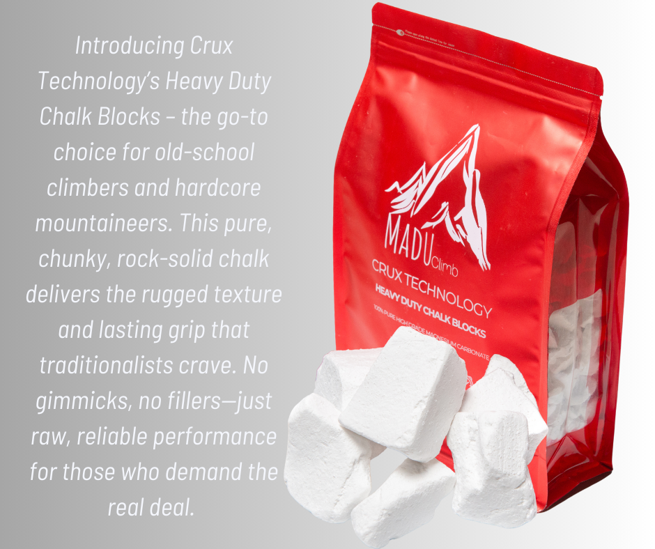 CruxTech Heavy Duty Chalk Blocks (100% Magnesium Carbonate)