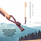 Boar’s Hair Precision Rock Climbing Brush with a Built-In Skin File
