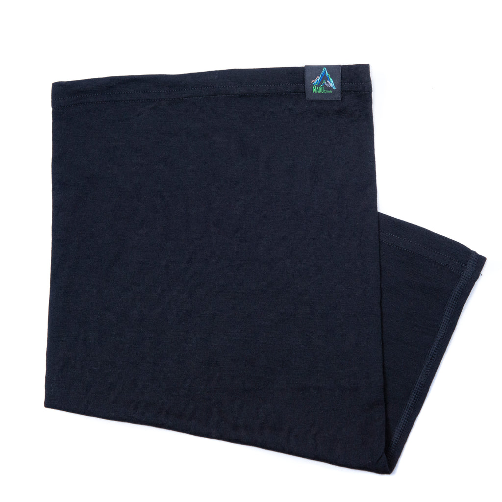 A 100% Merino Wool Neck Warmer – Soft Thermal Gaiter for Men & Women, Lightweight Breathable Neck Tube Outdoor Sports Gaiter