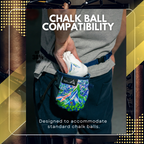 Colourful Sport Climbing Chalk Bag Watercolour Artwork