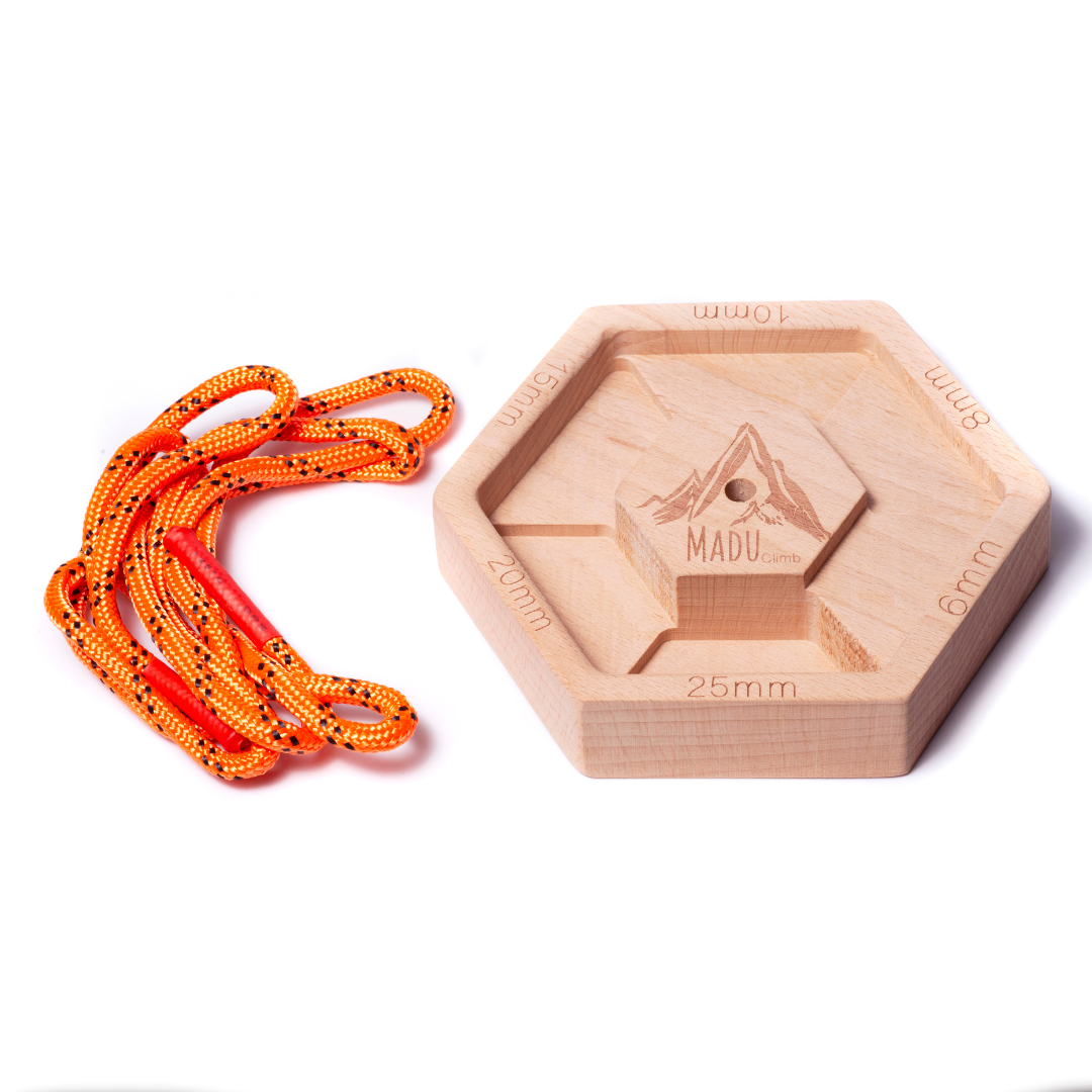 Portable Hexagon Finger Board Six Unique Hardwood Edge's