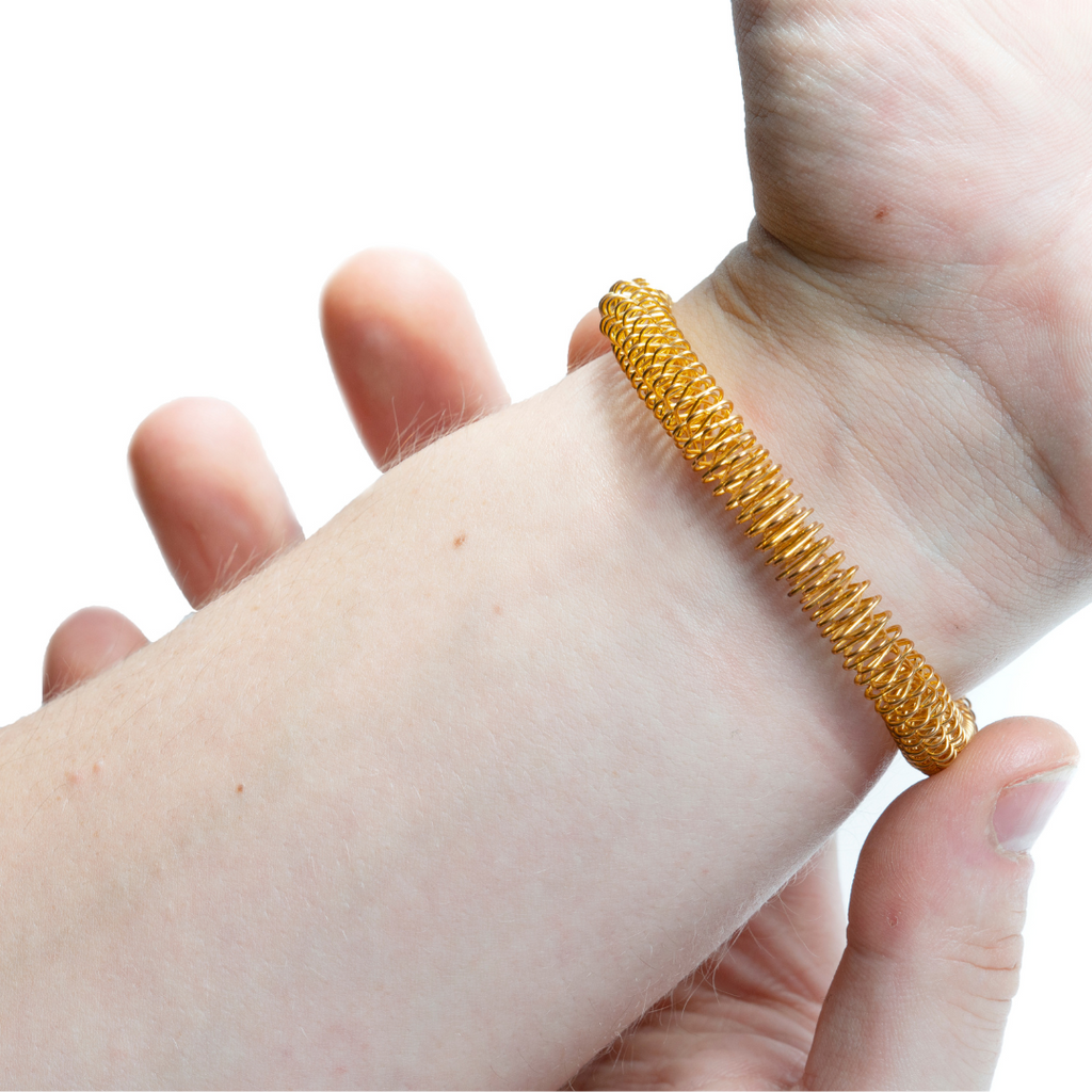 Finger Resistance Band Extensor Three Levels + Two Extra Acupressure Massage Rings