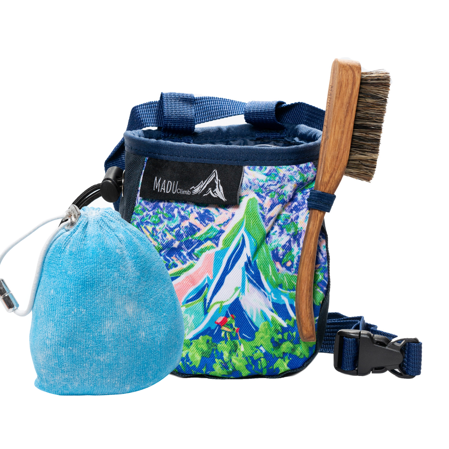 Sport Climbing Chalk Bag Watercolour Artwork