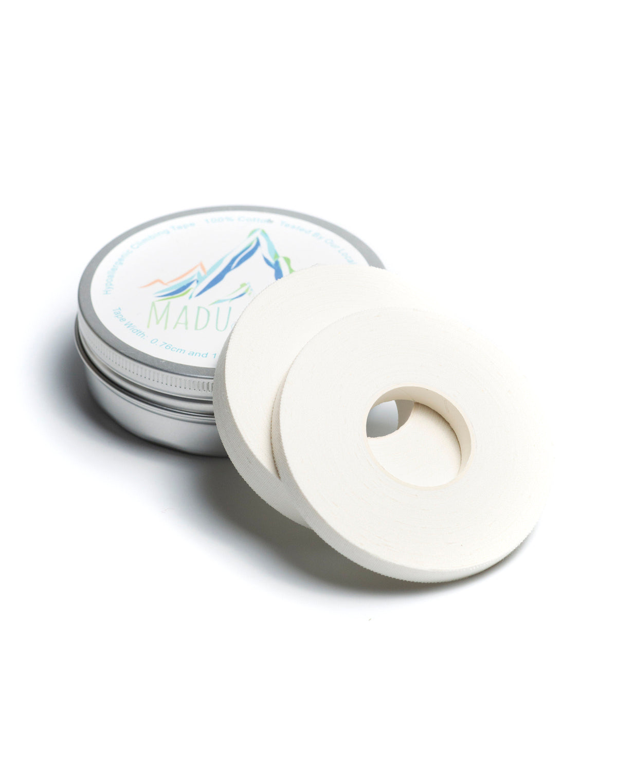 Rock Climbing Finger Tape 100% Cotton Hypoallergenic X2 Sports Rolls (0.76cm & 1.27cm)