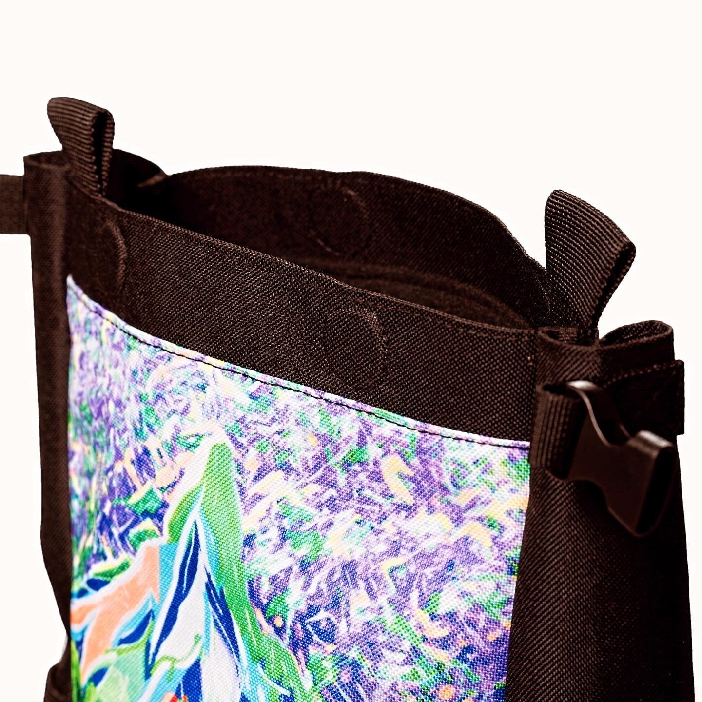 Large Climbing Chalk Bucket Bag (Purple Art Work)