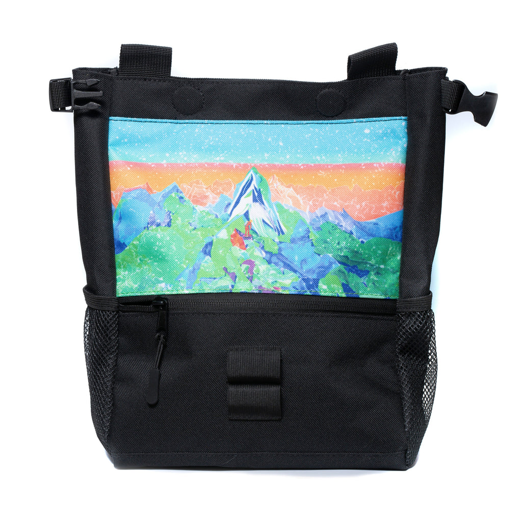 Large Climbing Chalk Bucket Bag Water Colour Art Work